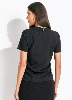 Colcci Jeans - Camiseta Estampada em Algodão Cj Preto - COLCCI JEANS