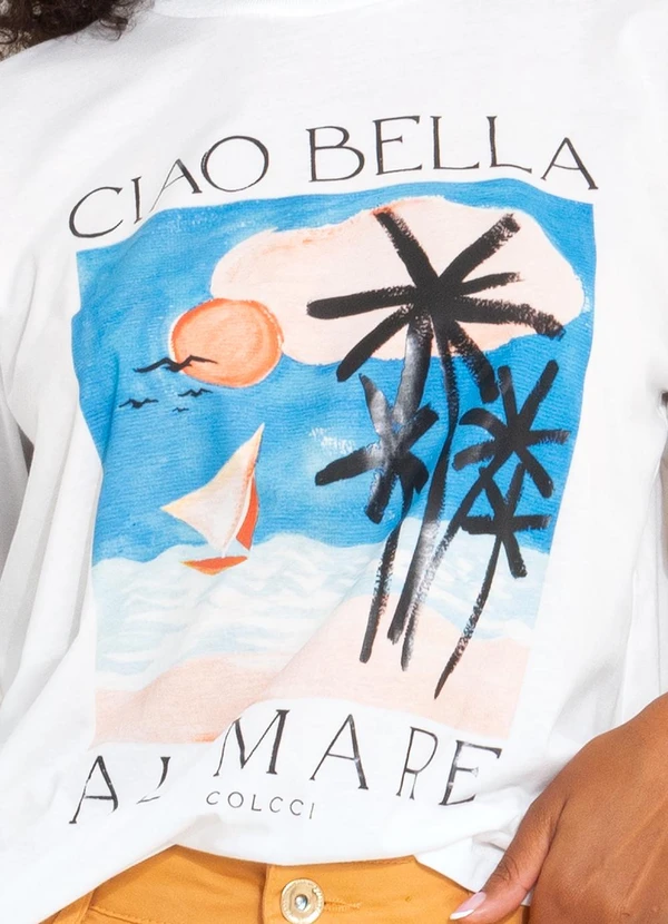 Colcci - Camiseta Estampada Off White 6