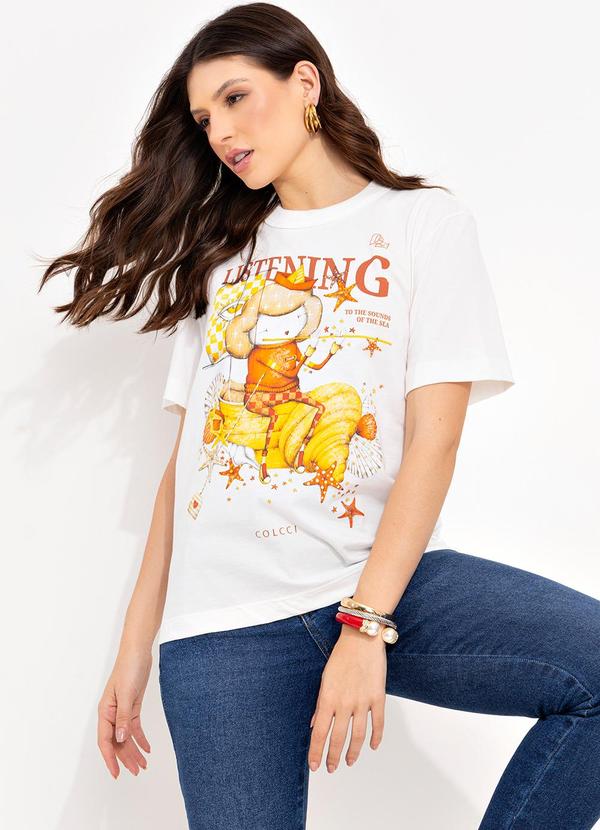 Colcci - Camiseta Estampada Off White 5