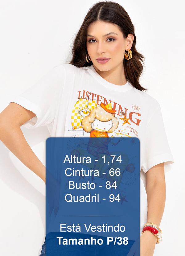 Colcci - Camiseta Estampada Off White 6