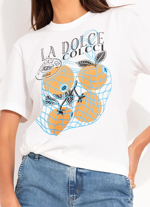 Colcci - Camiseta Estampada Off White 6