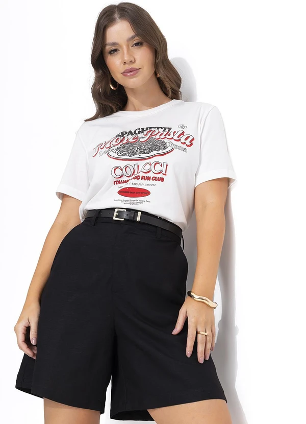 Colcci - Camiseta Estampada Off White 5