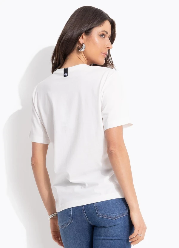 Colcci - Camiseta Estampada Off White 2