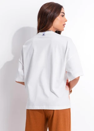 Colcci - Camiseta Estampada Off White - COLCCI