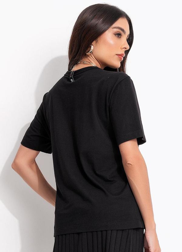Colcci - Camiseta Estampada Preto 2