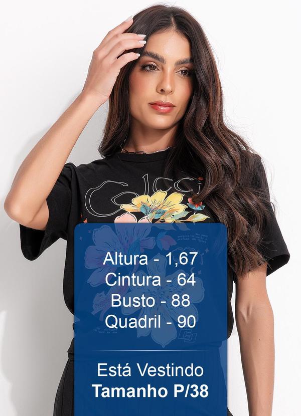 Colcci - Camiseta Estampada Preto 5