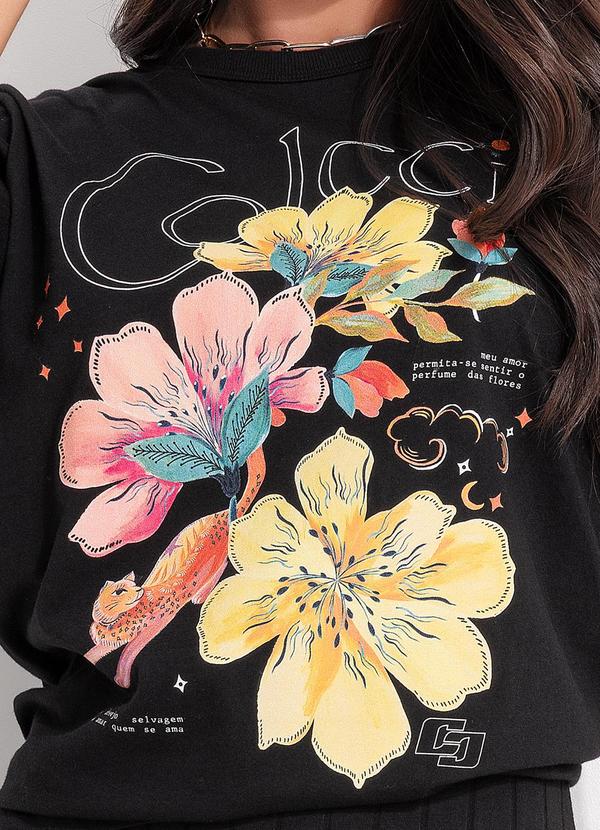 Colcci - Camiseta Estampada Preto 8