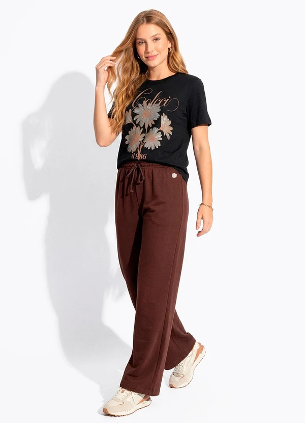 Colcci - Camiseta Estampada Preto 5