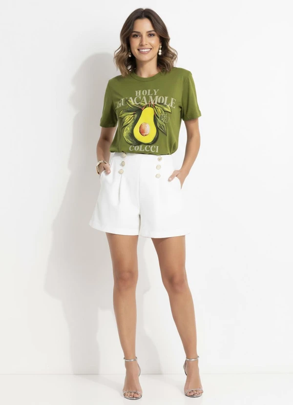 Colcci - Camiseta Estampada Verde 7