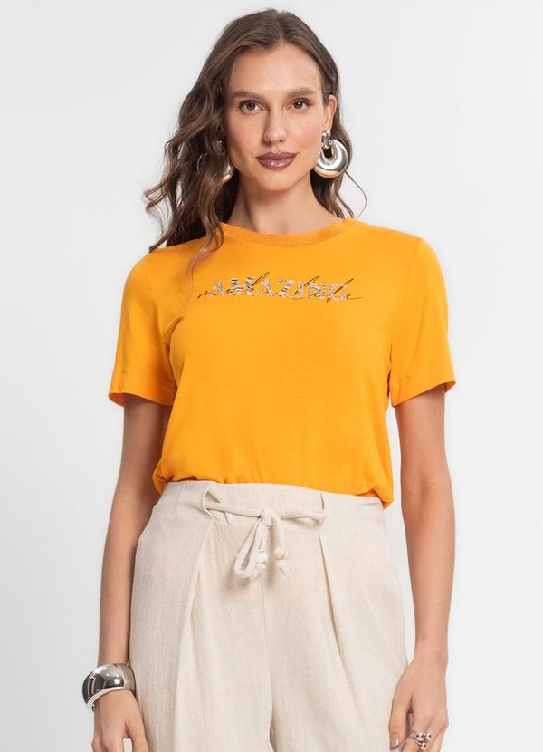Endless - Camiseta Feminina Amazing Laranja