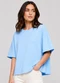 Infinita Cor - Camiseta Feminina Básica Piume Malha Vermelho - variação: Azul