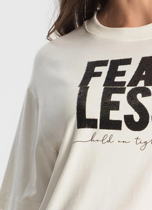 Endless - Camiseta Feminina Bege 5