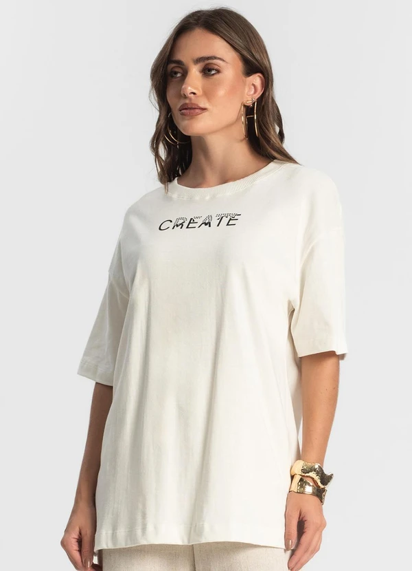 Endless - Camiseta Feminina Bege