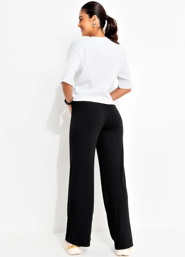 Fila - Camiseta Feminina Confort Canelada Branco 4