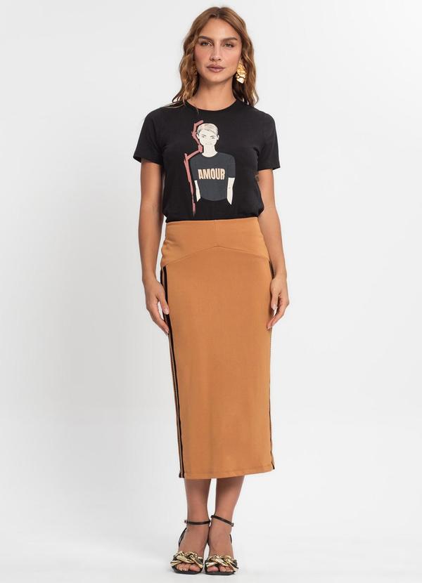 Endless - Camiseta Feminina em Meia Malha Preto 3