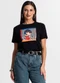 Rovitex - Camiseta Feminina em Meia Malha Preto - variação: Preto