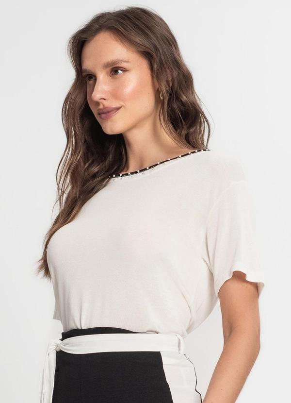 Endless - Camiseta Feminina em Tricot Bege