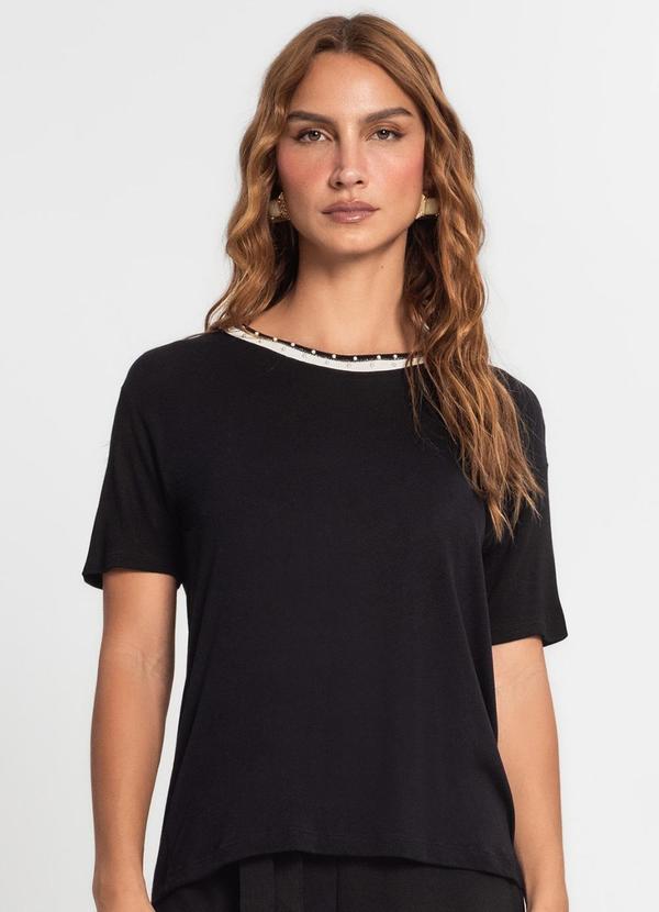 Endless - Camiseta Feminina em Tricot Preto
