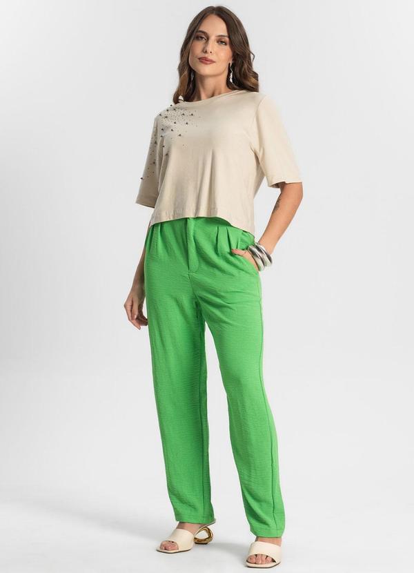 Endless - Camiseta Feminina Manga Curta Bege 3