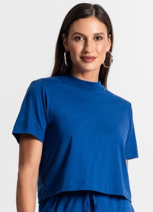 Rovitex - Camiseta Feminina Azul - ROVITEX
