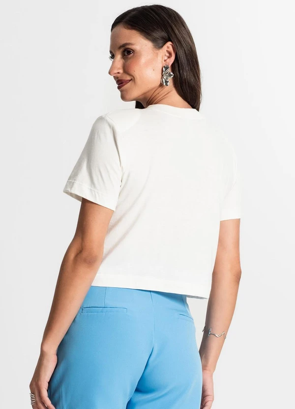 Rovitex - Camiseta Feminina Bege 2