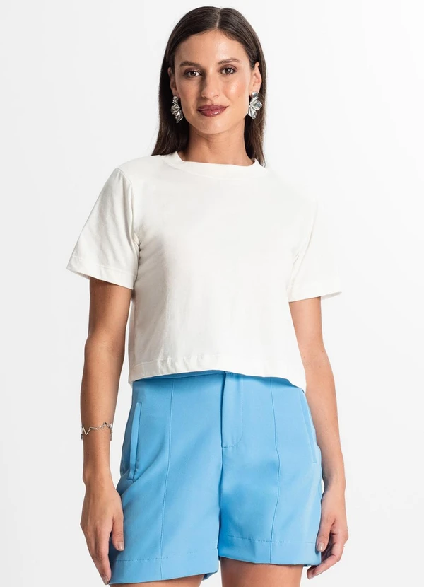 Rovitex - Camiseta Feminina Bege 4