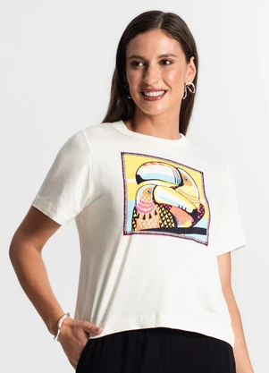 Rovitex - Camiseta Feminina Bege - ROVITEX