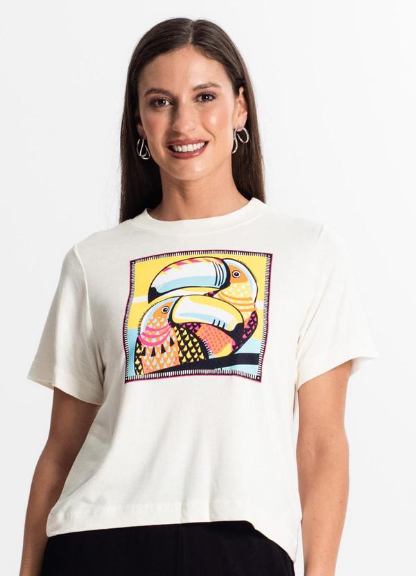 Rovitex - Camiseta Feminina Bege