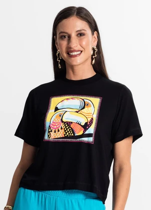 Rovitex - Camiseta Feminina Preto - ROVITEX