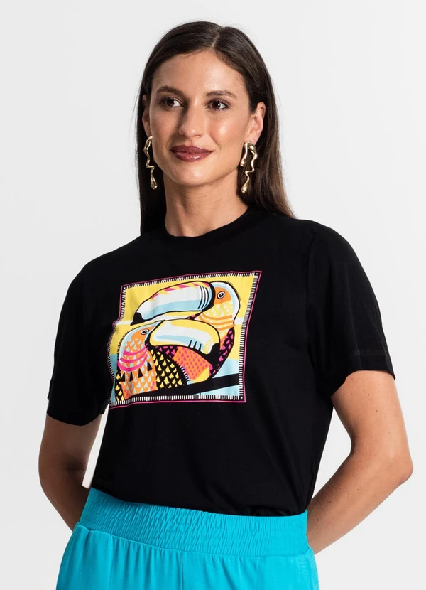 Rovitex - Camiseta Feminina Preto 2