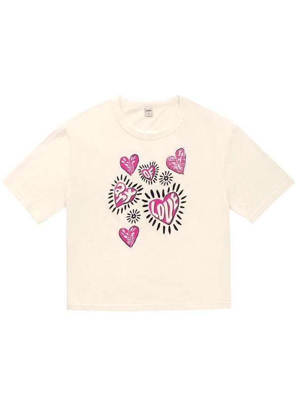 Rovitex - Camiseta Feminina T- Shirt Meia Malha Bege 3