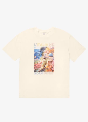 Rovitex - Camiseta Feminina T-Shirt Meia Malha Bege - ROVITEX