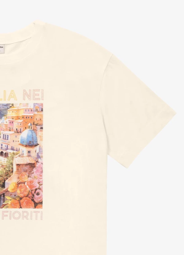 Rovitex - Camiseta Feminina T-Shirt Meia Malha Bege 2