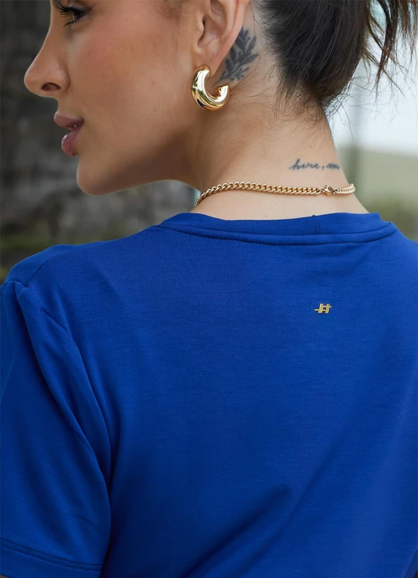 Hiatto Confecção - Camiseta Feminina Tech Modal Azul 5