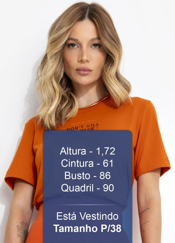 Colcci - Camiseta Laranja 5
