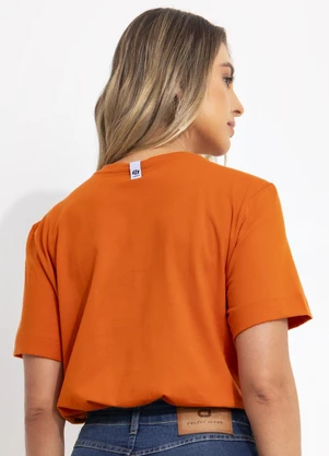 Colcci - Camiseta Laranja - COLCCI