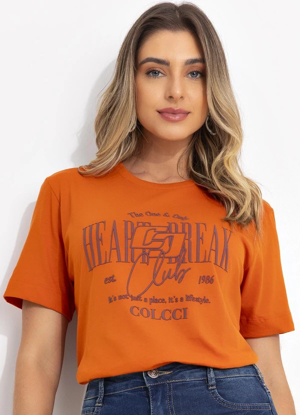 Colcci - Camiseta Laranja