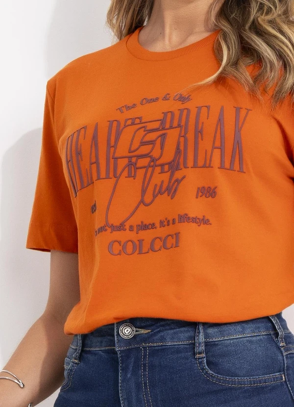 Colcci - Camiseta Laranja 6