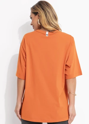 Colcci - Camiseta Laranja - COLCCI