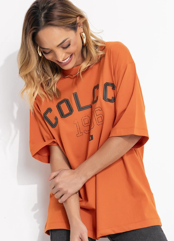 Colcci - Camiseta Laranja 3