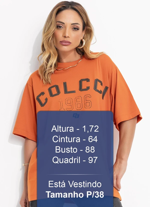 Colcci - Camiseta Laranja 5