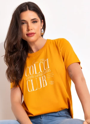 Colcci - Camiseta Laranja - COLCCI