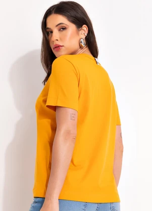 Colcci - Camiseta Laranja - COLCCI