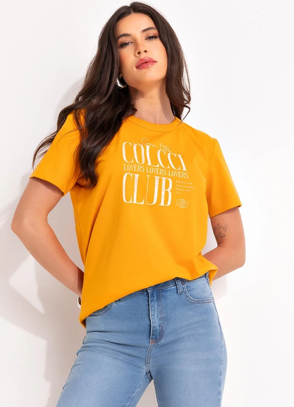 Colcci - Camiseta Laranja 3