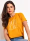 Colcci - Camiseta Bege - variação: Laranja