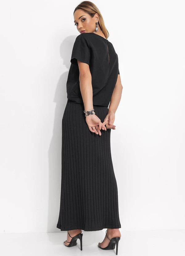 Colcci - Camiseta Linho Preto 4