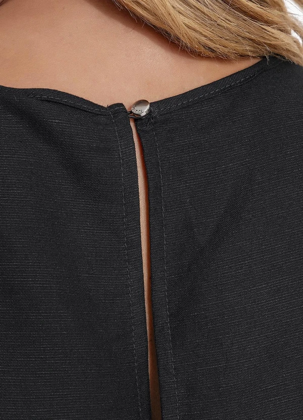 Colcci - Camiseta Linho Preto 8