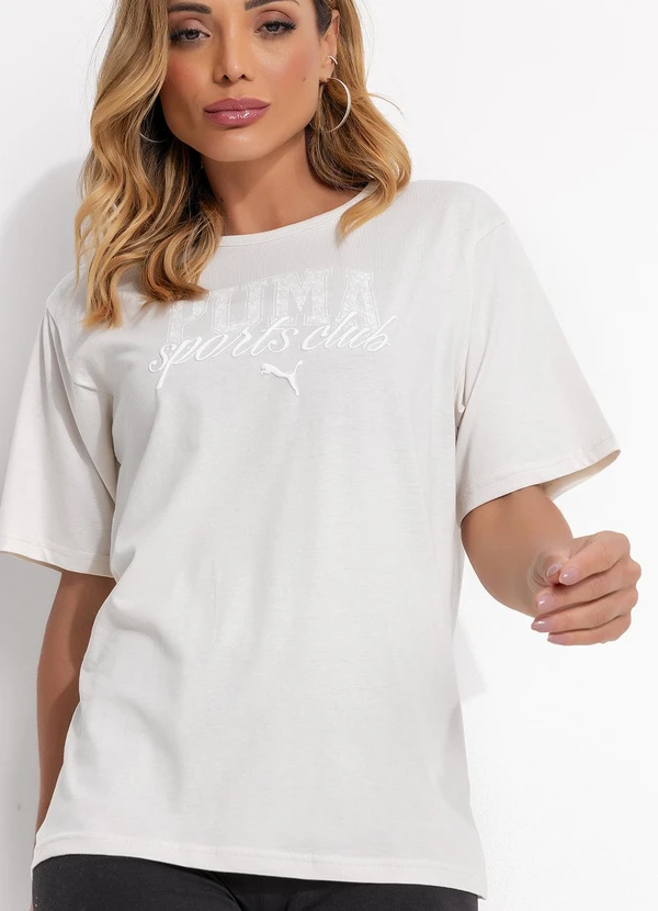 Puma - Camiseta M/C Class Relaxed Tee Bege 6