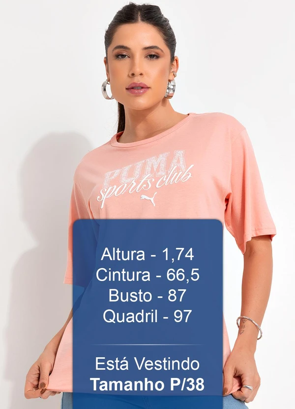 Puma - Camiseta M/C Class Relaxed Tee Rosa 6