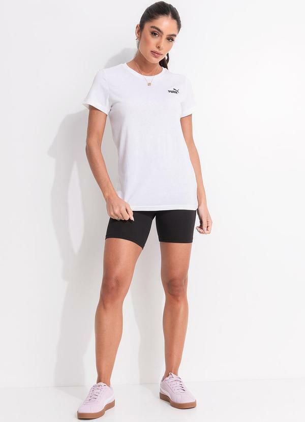 Puma - Camiseta M/C Ess Small Logo Tee W Branco 3